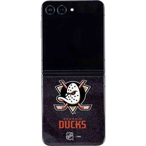 NHL Anaheim Ducks Distressed Galaxy Z Flip5 5G Skin